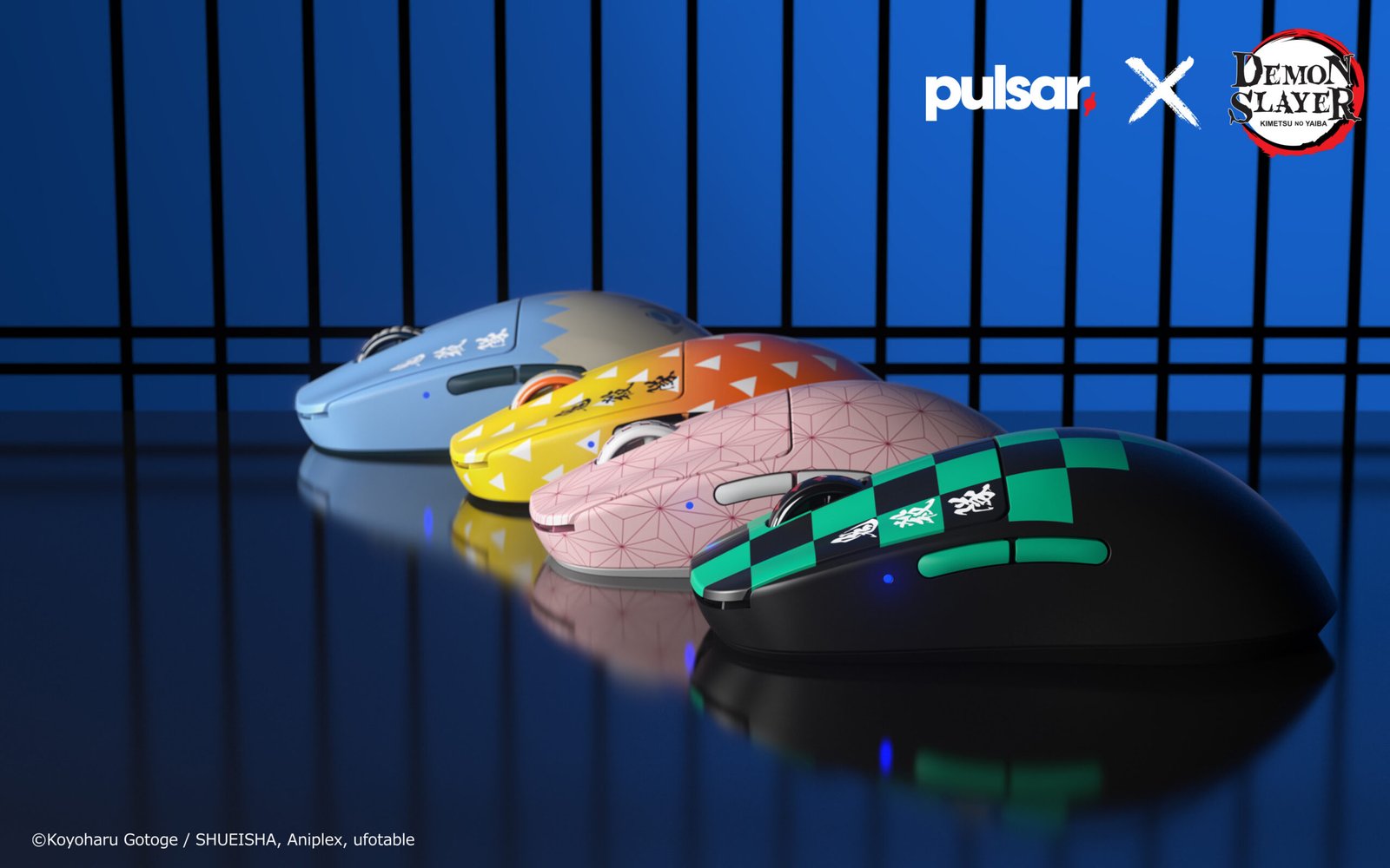 Gear Up Like a Hashira: Pulsar x Demon Slayer Gaming Mice and Mousepads