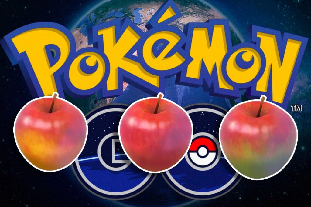 Syrupy Apple, Sweet Apple, and Tart Apple in Pokemon GO