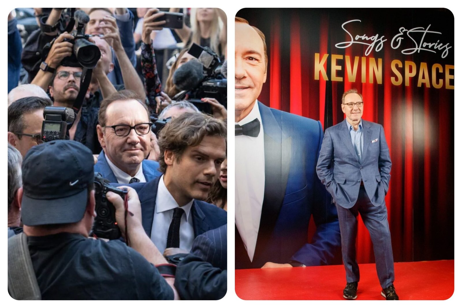 Kevin Spacey Is Living Out of Hotels and Singing for His Supper