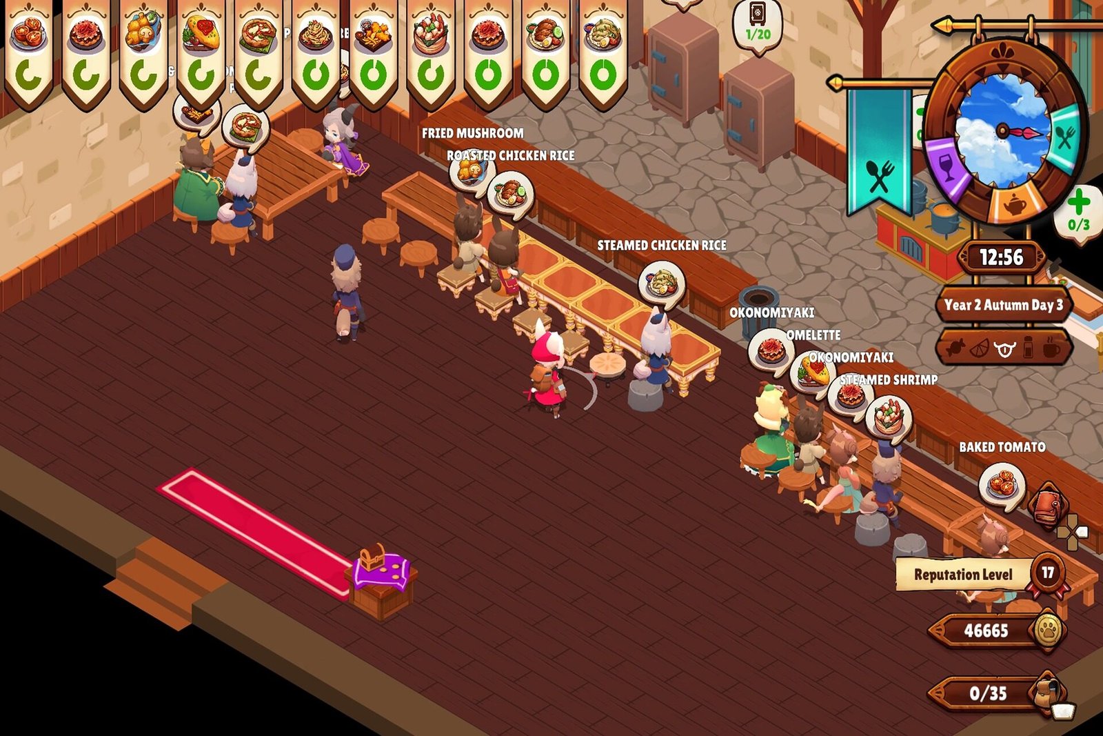 Restaurant During Rush