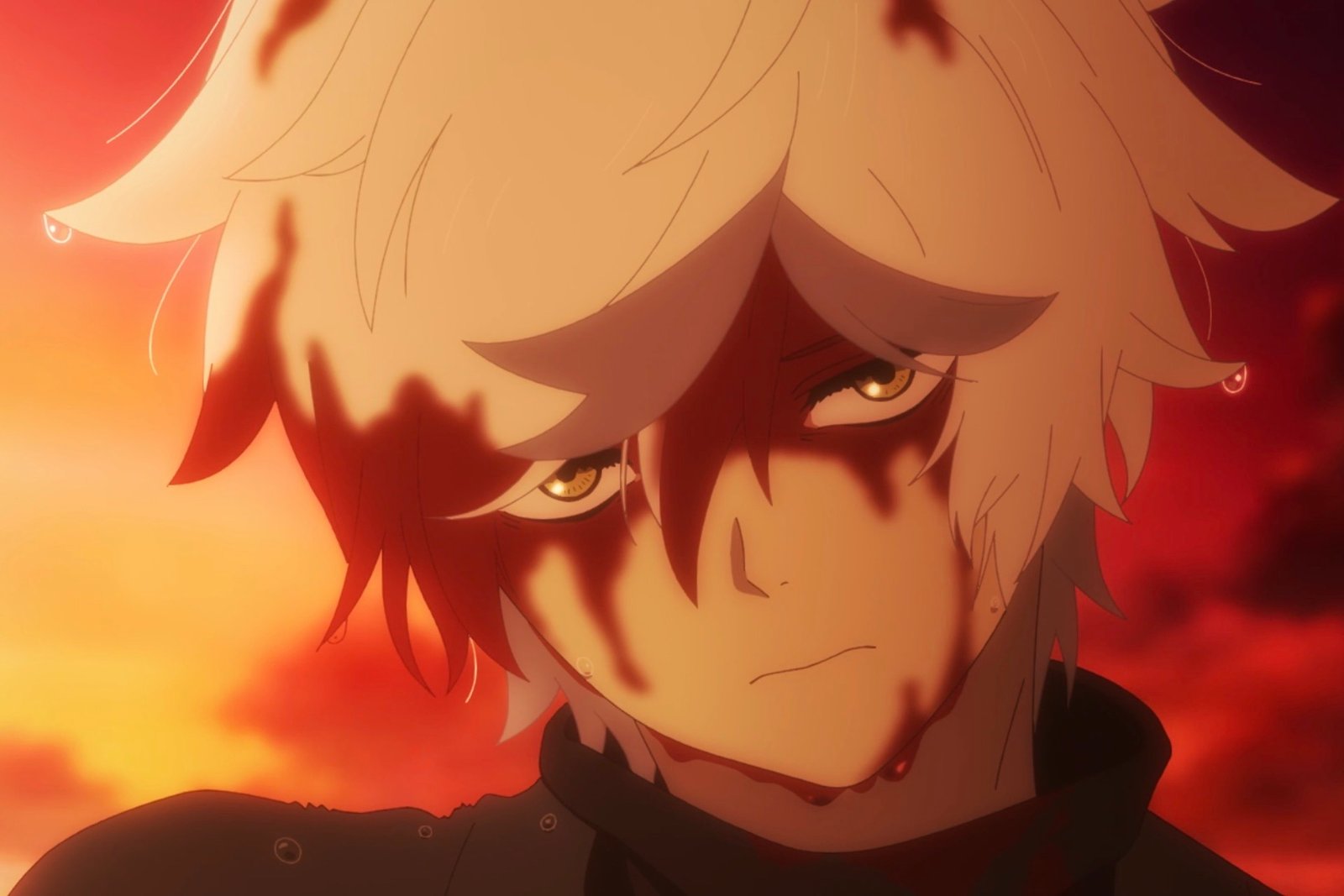 A blood-soaked Gabimaru walks away from yet another brutal battle in Hell's Paradise