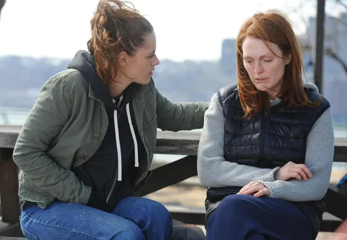 Kristen Stewart as Lydia in a quiet emotional moment in Still Alice (2014)