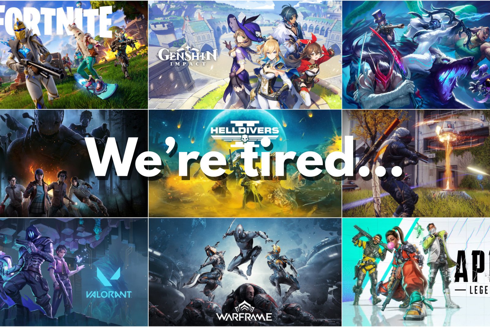 Live Service Games Aren’t Failing, We’re Just Tired