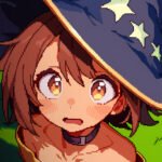 A closeup of Yoyo looking distressed in the key art for Encounter: The Lost Cards.