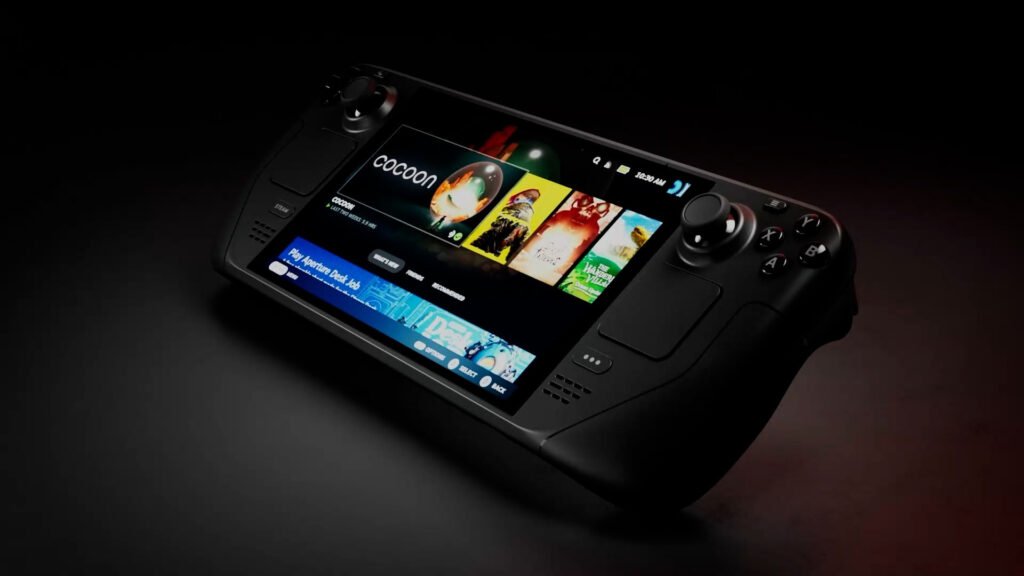 An Image of the Steam Deck Oled.