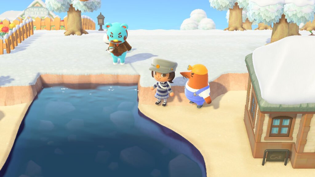 The player finding Resetti.