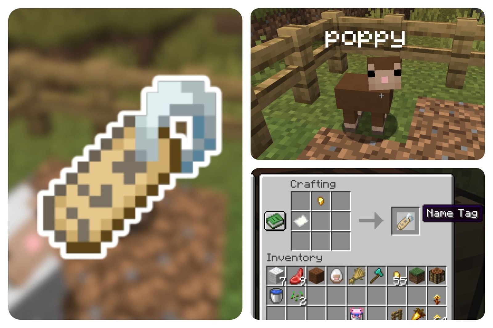 Minecraft: How to Craft a Name Tag