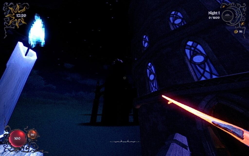 An extraction tower.