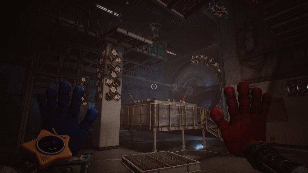 An industrial room full of magnet wall plates in Poppy Playtime Chapter 5