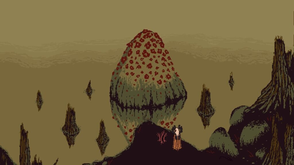 Ro uses the Stick to absorb the essence of a Usurper in Death Howl.