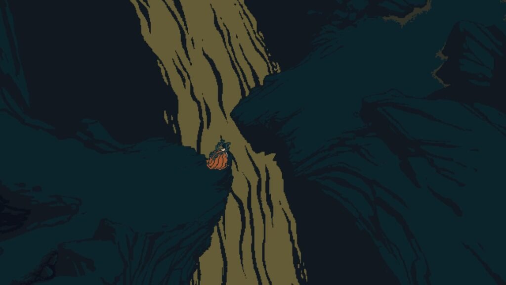 Ro cries near the waterfall in Death Howl.