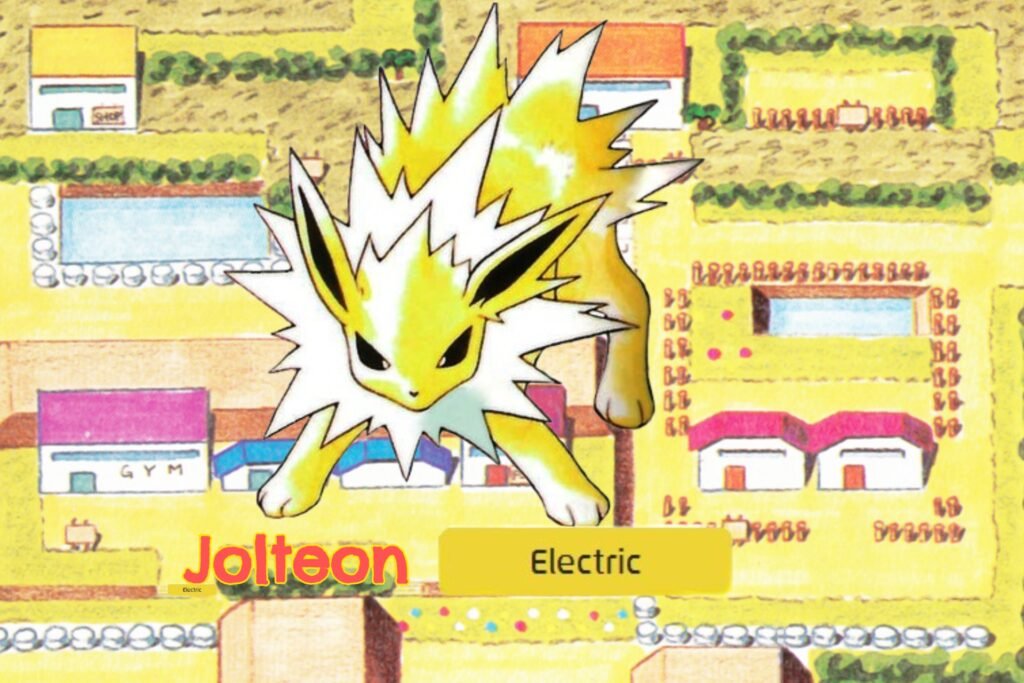 Jolteon Generation 1 Design Pokemon Blue Red