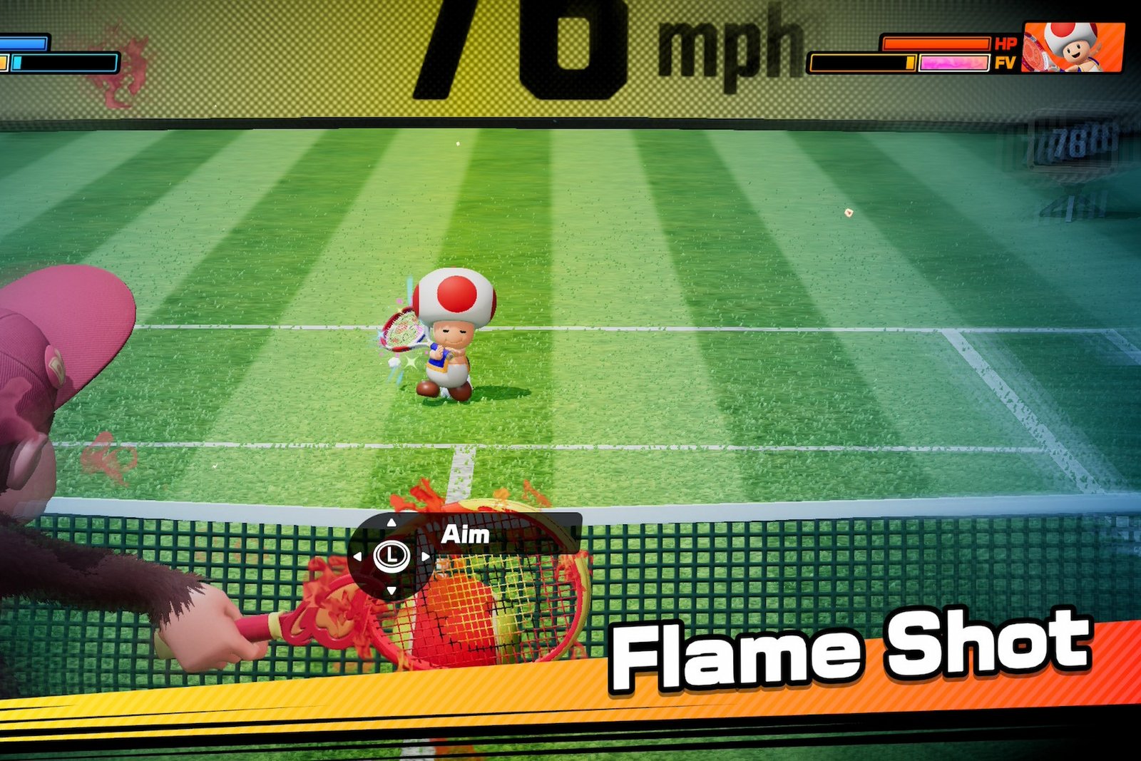 Mario Tennis Fever Flame Racket
