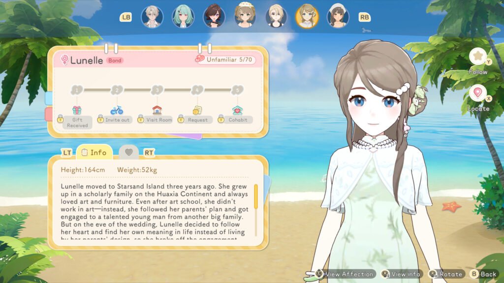 Lunelle from Starsand Island's bio.