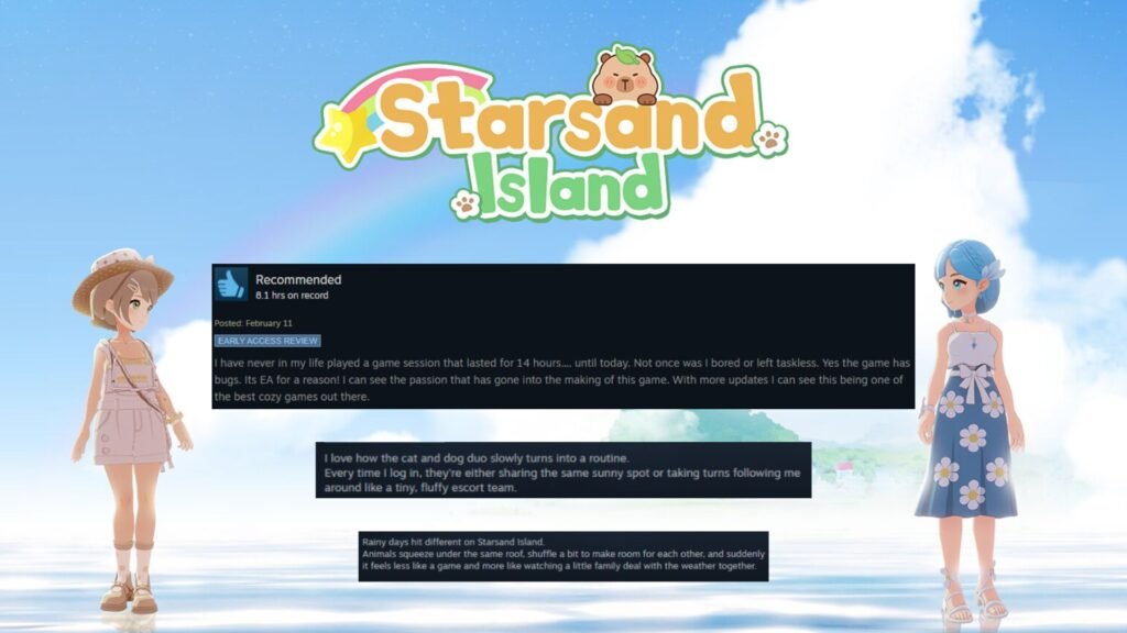 Starsand Island accused of paid positive Steam reviews
