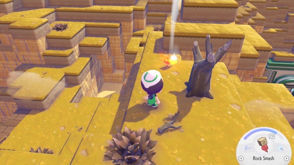 A burning Feather in Pokemon Pokopia.