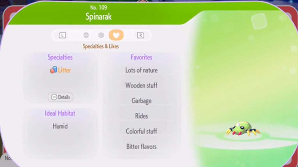 Befriend Spinarak