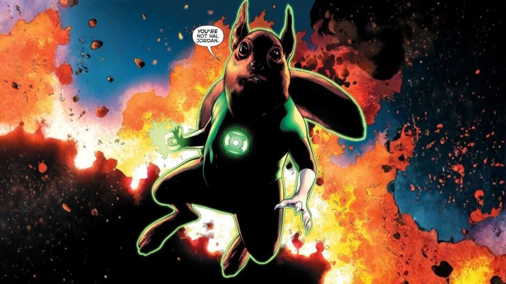 The Squirrel Green Lantern Ch’p is looking for Hal Jordan