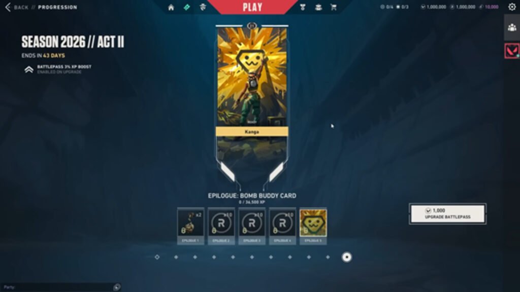 Epilogue Tier Rewards