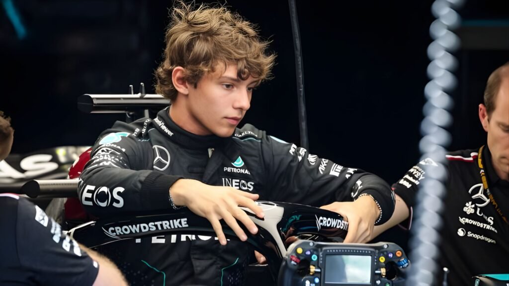 Italian rookie Andrea Kimi Antonelli first pole position