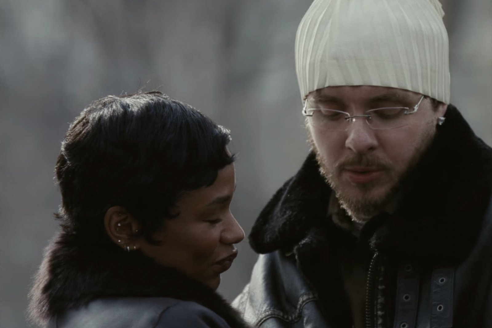 Jack Harlow flirting with a woman in the Trade Places video