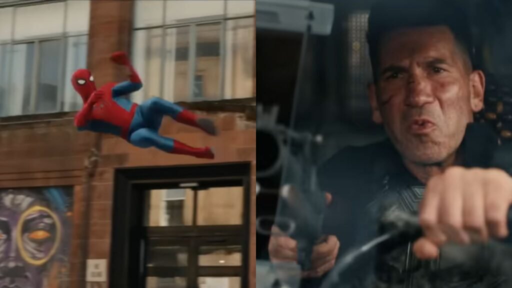 Jon Bernthal and Tom Holland in Brand New Day Spider Man Trailer 2026