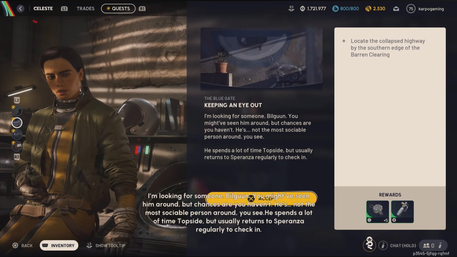 Keeping An Eye Quest in Arc Raiders