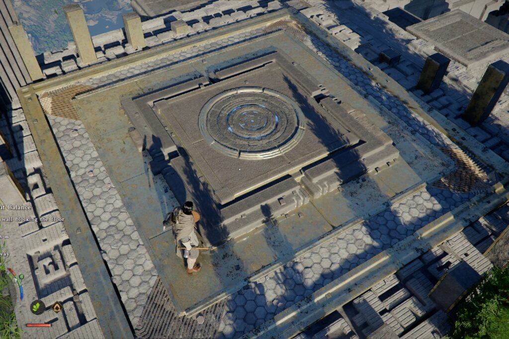 Kliff before an Abyss Nexus in Crimson Desert.