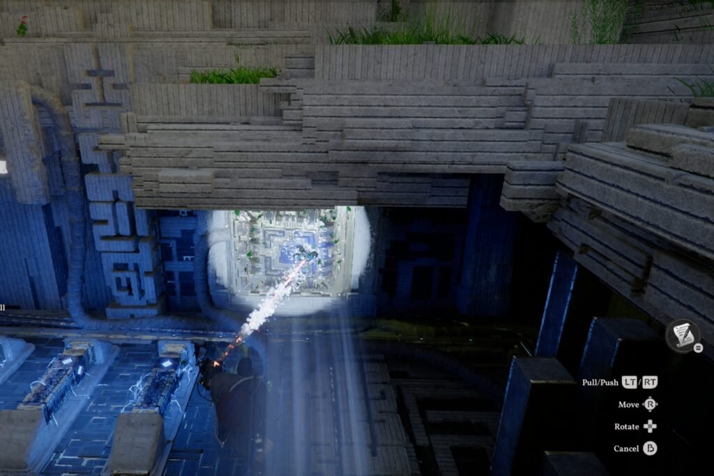 Kliff solving the Ethereal Pathway puzzle in Crimson Desert.