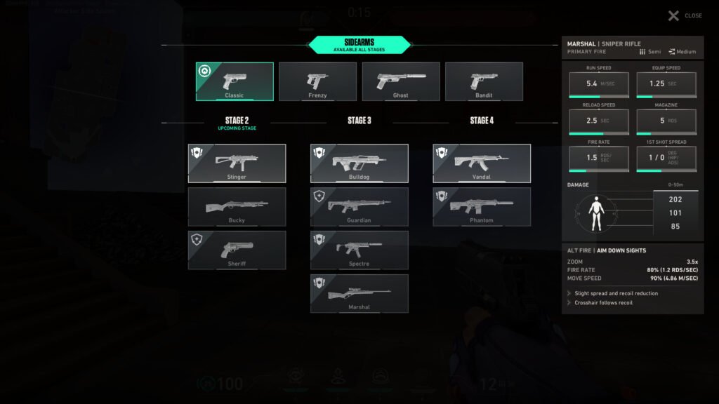 Loadout for every round