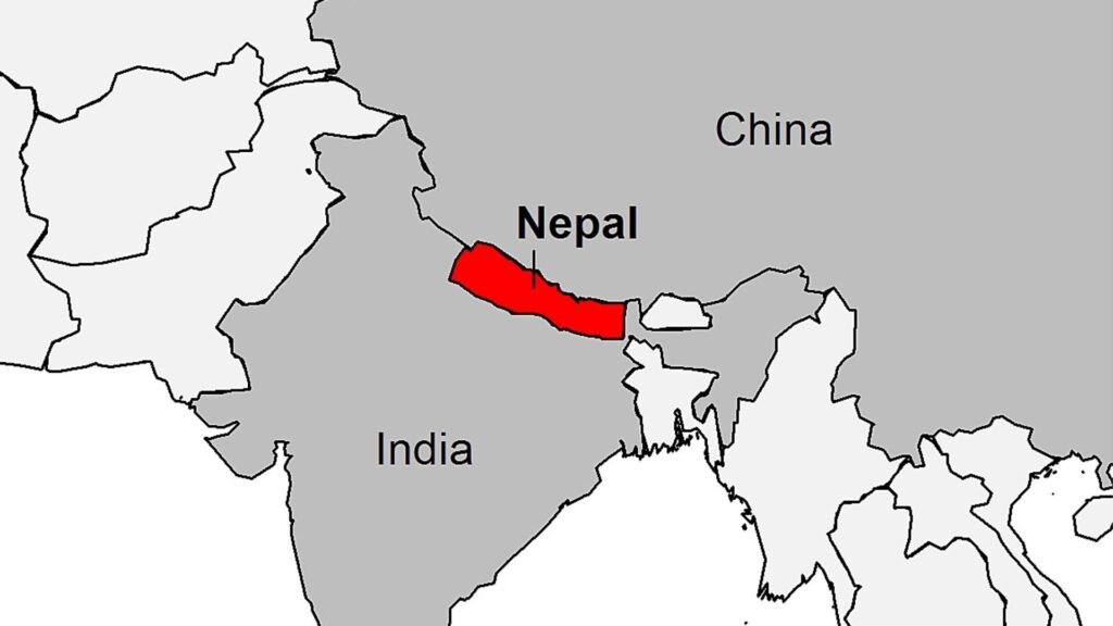 Nepal is right in the middle of China and India