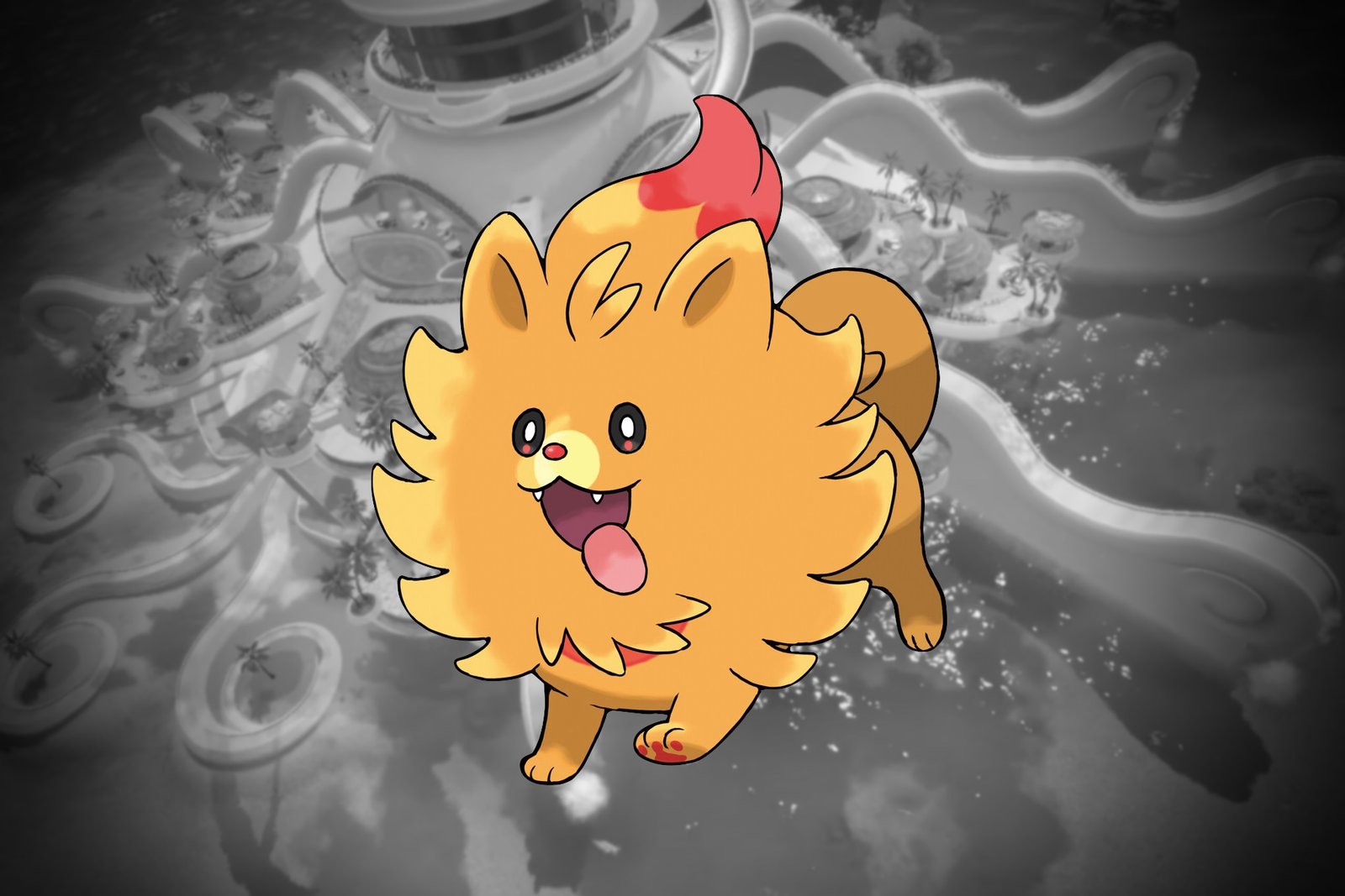 The Fire-Type starter for Pokemon Winds and Waves, Pombon