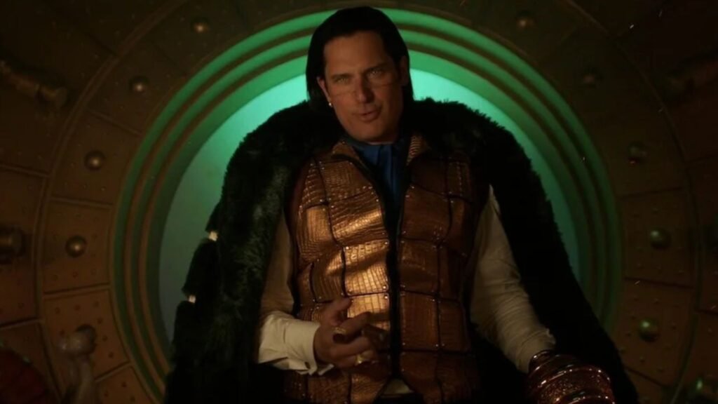 Sir Crocodile in One Piece Live Adaptation with his black coat