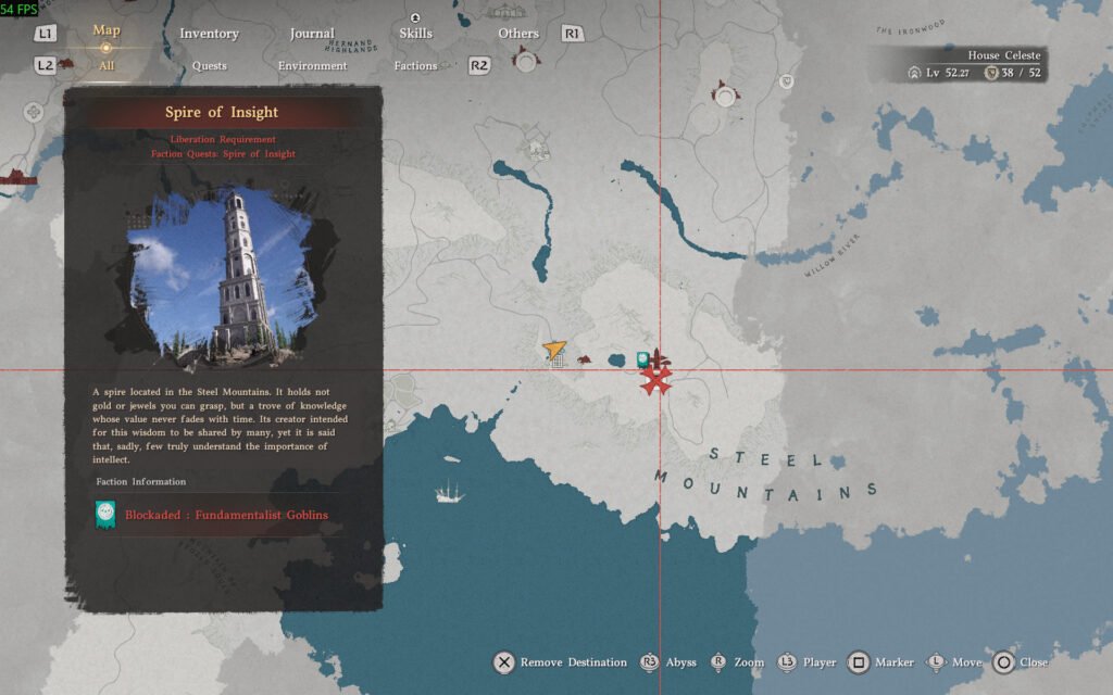 Spire of Insight Tower Location