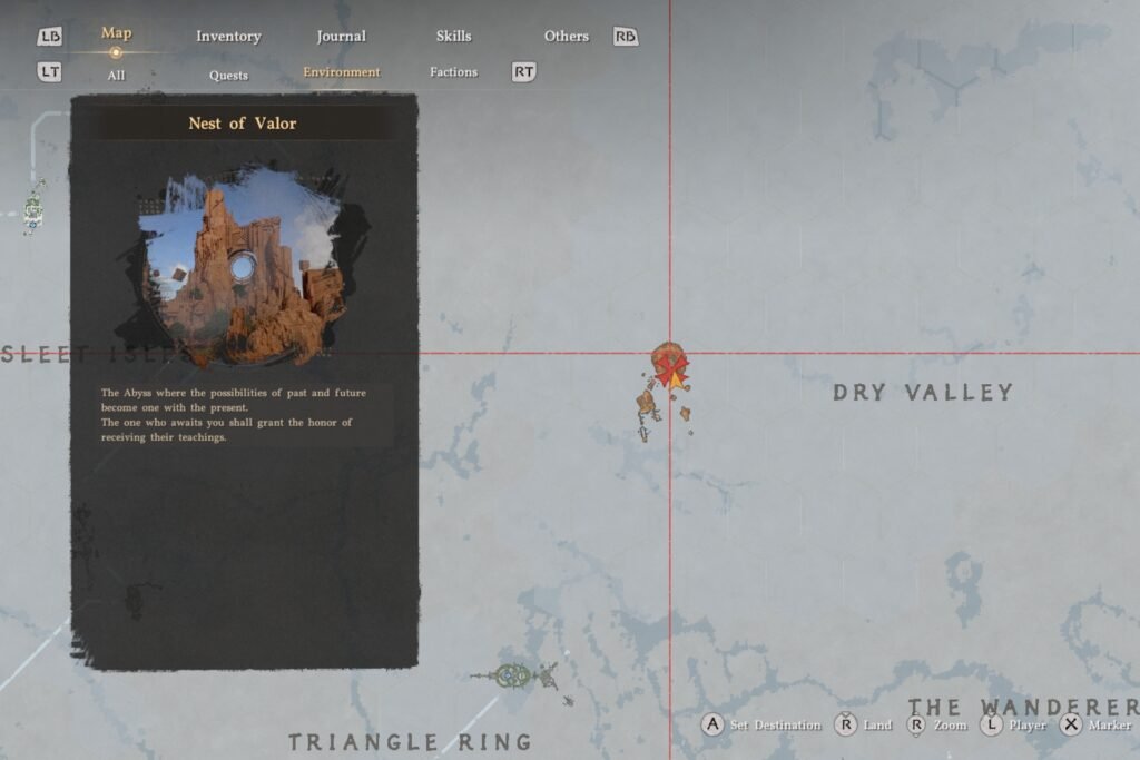 The Nest of Valor Abyss where players can find the Fated Abyss in Crimson Desert.