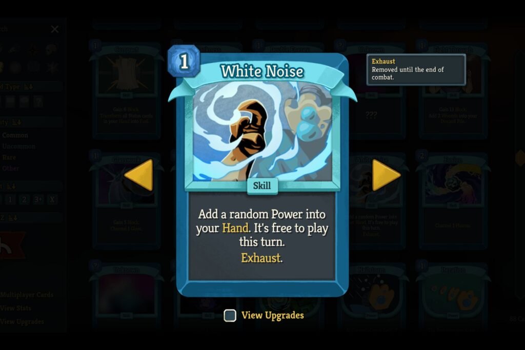 White Noise in Slay the Spire 2