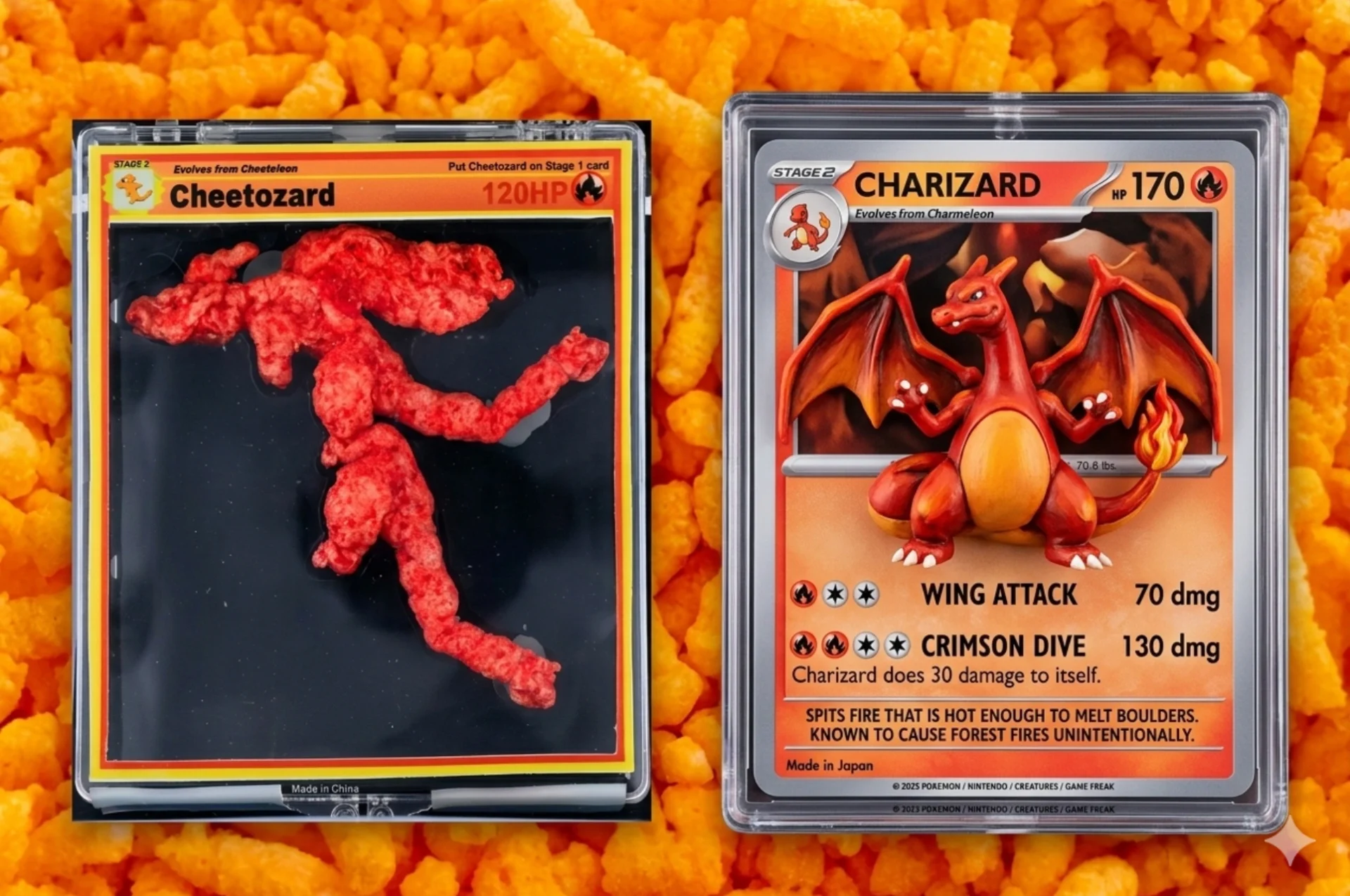 Cheetozard: Pokemon Charizard Cheeto Sells for $87,840 at Auction